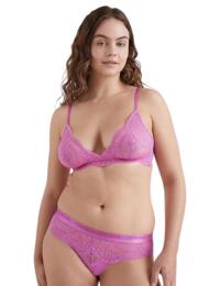 Tommy Hilfiger Lace Brazilian Brief Lilac Orchid