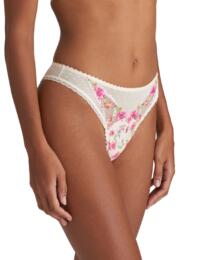 Marie Jo Chen Thong Pearled Ivory