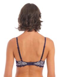 Wacoal Lace Perfection Underwired Plunge Bra Evening Blue