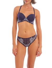 Wacoal Lace Perfection Underwired Contour Bra Evening Blue