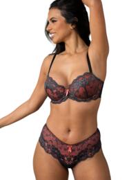 Pour Moi Amour Shorty Brief Slate/Coral