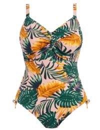 Fantasie Jungle Falls Underwired Twist Front Swimsuit With Adjustable Leg Multi 