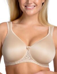 Miss Mary Of Sweden Smooth Lacy T Shirt Bra Beige 