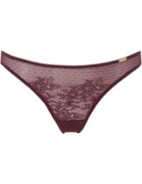 Gossard Glossies Lace Thong Fig 