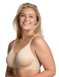 Miss Mary Of Sweden Smooth Lacy T Shirt Bra Beige 