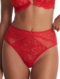 Aubade Flowermania High Waisted Brief Rouge Floral