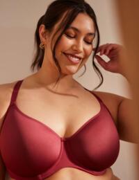 Sculptresse by Panache Elegance Moulded Spacer T-shirt Bra Mineral Red