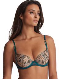 Aubade Hypnolove Moulded Plunge Bra Evergreen