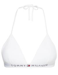 Tommy Hilfiger Original Triangle Bikini Top Optic White