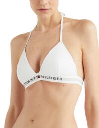 Tommy Hilfiger Original Triangle Bikini Top Optic White