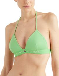  Tommy Hilfiger Original Triangle Bikini Top Spring Lime