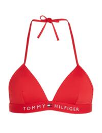  Tommy Hilfiger Original Triangle Bikini Top Primary Red