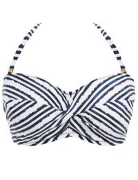  Fantasie Sunshine Coast Underwired Twist Bandeau Bikini Top French Navy