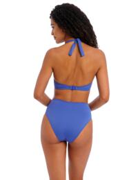 Freya Jewel Cove High Waist Bikini Briefs Plain Azure