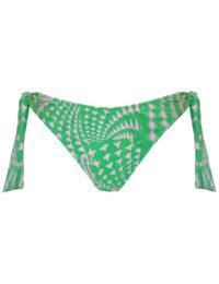 Pour Moi Portofino Tie Side Bikini Brief Green/Pink