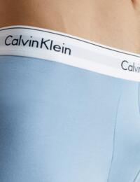 Calvin Klein Mens Modern Cotton Stretch 3 Pack Boxers Mid Navy/Mauve Brown/Iceland Blue