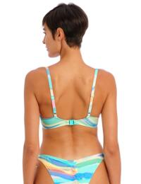 Freya Summer Reef Plunge Bikini Top Aqua