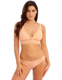 Wacoal Halo Lace Wire Free Soft Cup Bra Almost Apricot