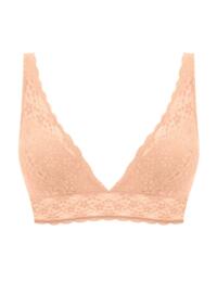 Wacoal Halo Lace Wire Free Soft Cup Bra Almost Apricot