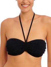 Freya Ibiza Waves Underwired Bandeau Bikini Top Black