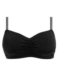 Freya Jewel Cove Underwired Bralette Bikini Top  Plain Black