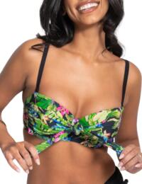 Pour Moi St Lucia Strapless Padded Underwired Multiway Top Tropical 