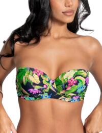 Pour Moi St Lucia Strapless Padded Underwired Multiway Top Tropical 