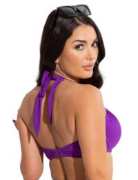 Pour Moi Samoa Halter Bikini Top Purple