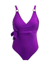 Pour Moi Samoa Tummy Control Swimsuit Purple