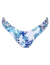 Pour Moi Amalfi V-Shape Bikini Brief White/Blue
