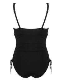 Pour Moi Maternity Ruched Adjustable Side Swimsuit Black