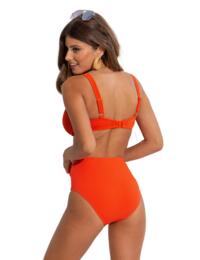 Pour Moi Cali Tummy Control Bikini Briefs Orange