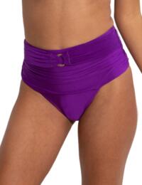 Pour Moi Womens 20918 Samoa Tummy Control Swimsuit - Purple Elastane - Size 10 UK