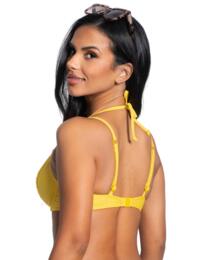 Pour Moi Gold Coast Underwired Non Padded Bikini Top Yellow