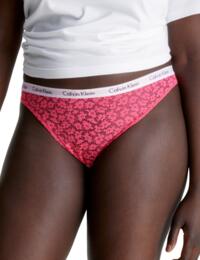 Calvin Klein Underwear BRAZILIAN 3 PACK - Briefs - cerise/white