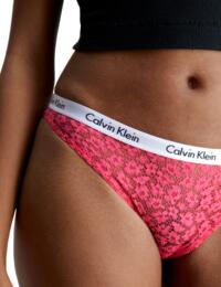  Calvin Klein Carousel Brazilian Briefs 3 Pack Cerise/White/Black