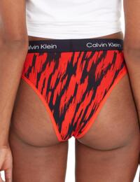  Calvin Klein CK96 High Waist Brazilian Brief Tiger Print/Hazard