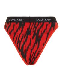  Calvin Klein CK96 High Waist Brazilian Brief Tiger Print/Hazard