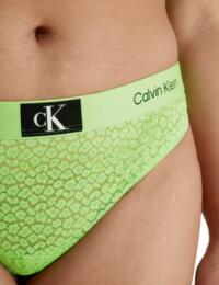 Calvin Klein CK96 Plus Size Thong Fabulous Green