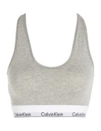 Calvin Klein Modern Cotton Unlined Bralette Grey Heather