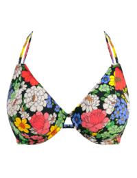 Freya Floral Haze Halter Bikini Top Multi