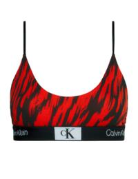 Calvin Klein CK96 Bralette Tiger Print/Hazard 