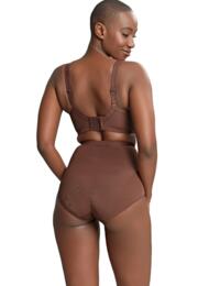 Panache Envy High Waisted Shaping Brief Chestnut