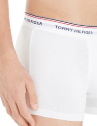 Tommy Hilfiger Mens Essential Repeat Trunks 3 Pack White