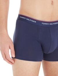 Tommy Hilfiger Mens Essential Repeat Trunks 3 Pack Peacoat