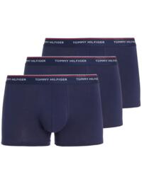Tommy Hilfiger Mens Essential Repeat Trunks 3 Pack Peacoat