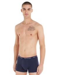 Tommy Hilfiger Mens Essential Repeat Trunks 3 Pack Multi/Peacoat