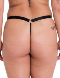 Curvy Kate Stand Out Thong Black Sparkle 