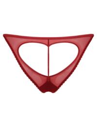Scantilly by Curvy Kate Key To My Heart Bare Faced Brief Rouge