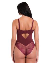 Scantilly by Curvy Kate Indulgence Lacy Body Oxblood